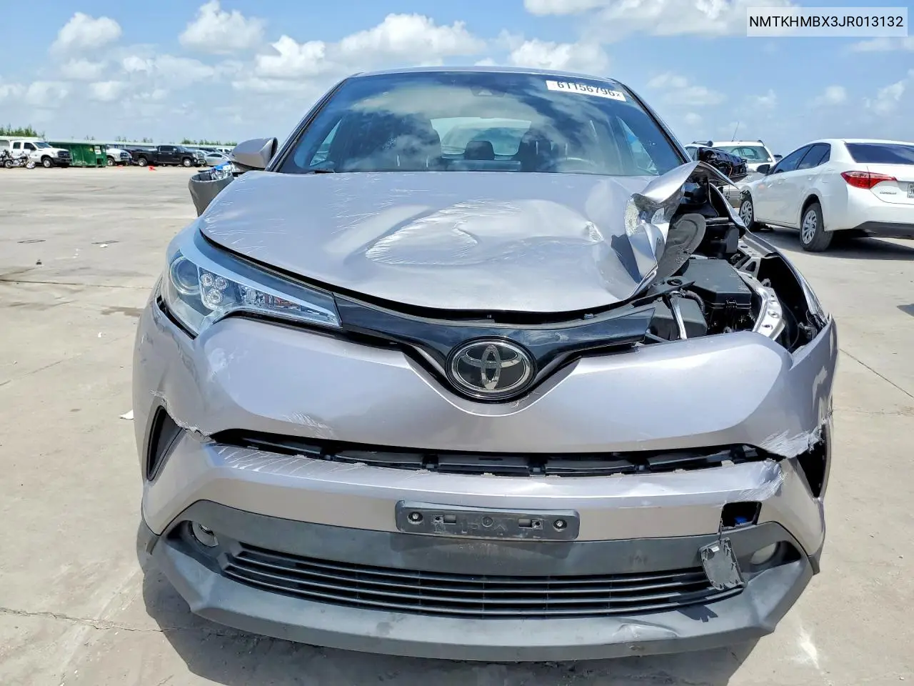 2018 Toyota C-Hr Xle Premium VIN: NMTKHMBX3JR013132 Lot: 61156796