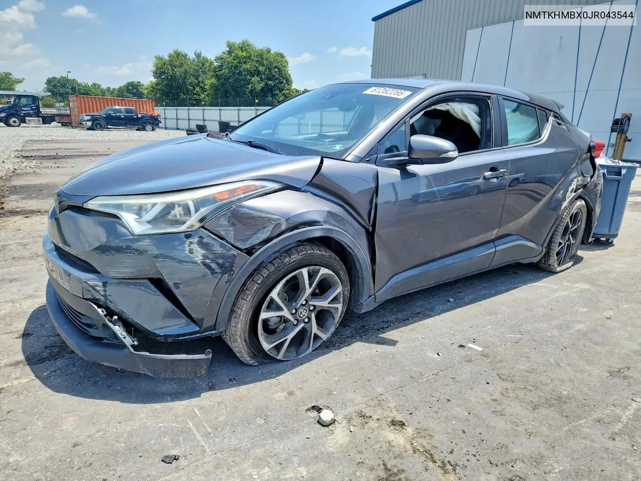 2018 Toyota C-Hr Xle VIN: NMTKHMBX0JR043544 Lot: 61282286