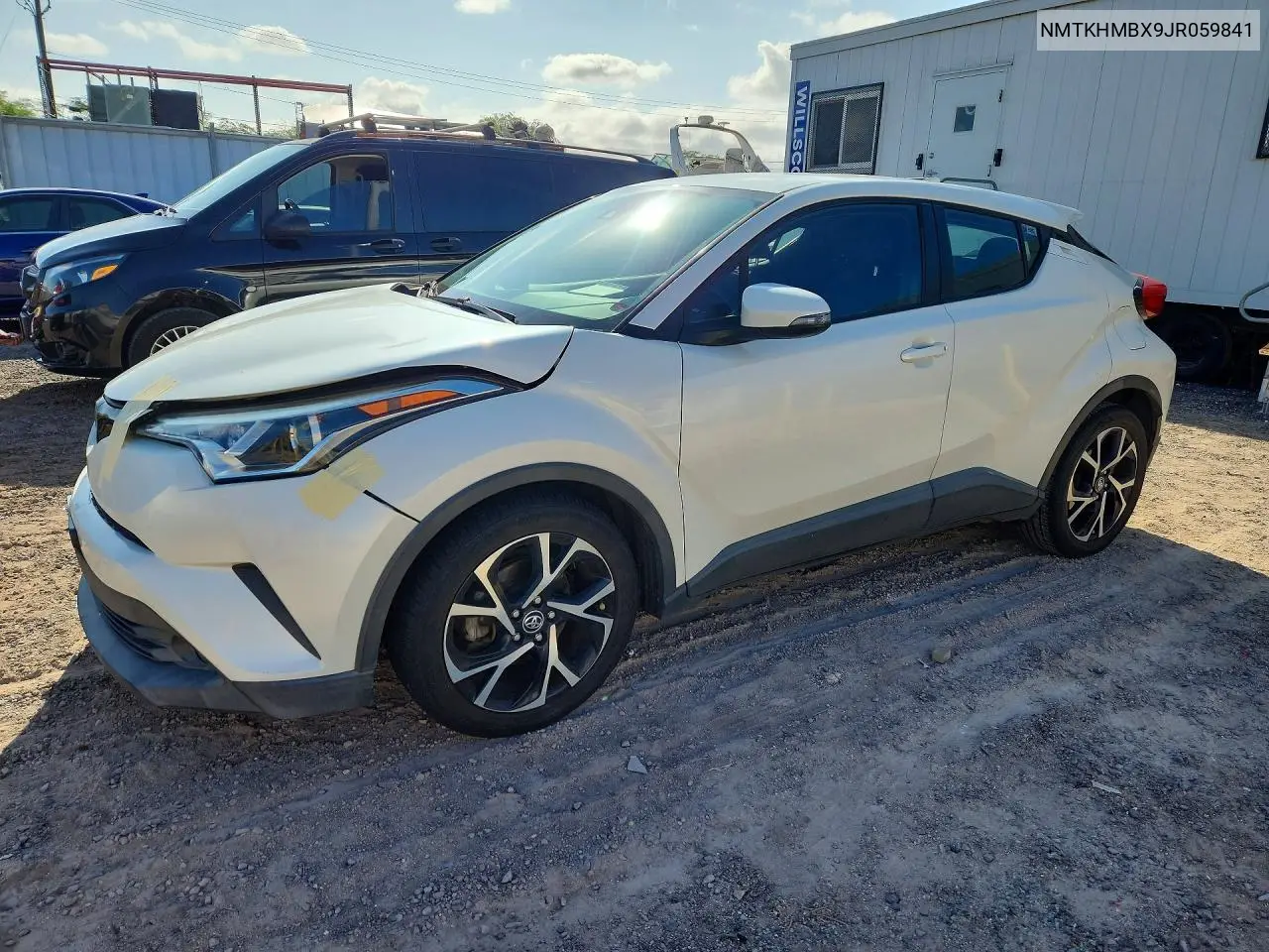 2018 Toyota C-Hr Xle VIN: NMTKHMBX9JR059841 Lot: 61559486