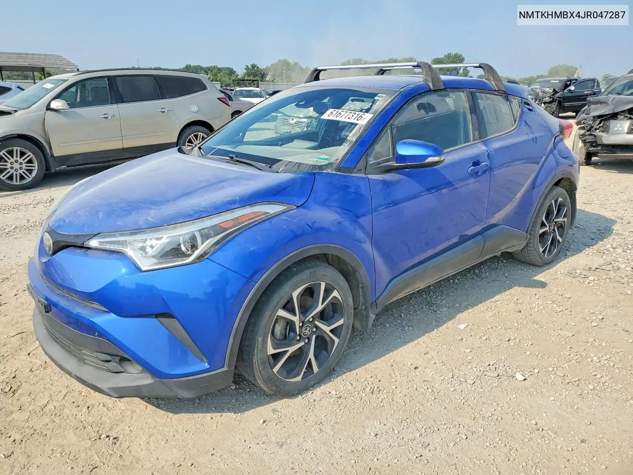 2018 Toyota C-Hr Xle VIN: NMTKHMBX4JR047287 Lot: 61677316