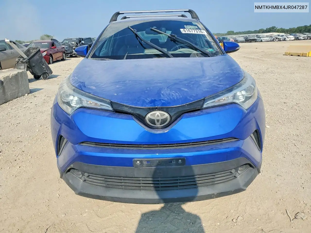 2018 Toyota C-Hr Xle VIN: NMTKHMBX4JR047287 Lot: 61677316
