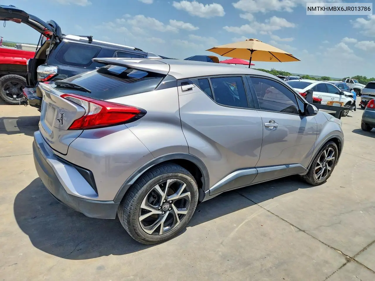2018 Toyota C-Hr Xle VIN: NMTKHMBX6JR013786 Lot: 61884556