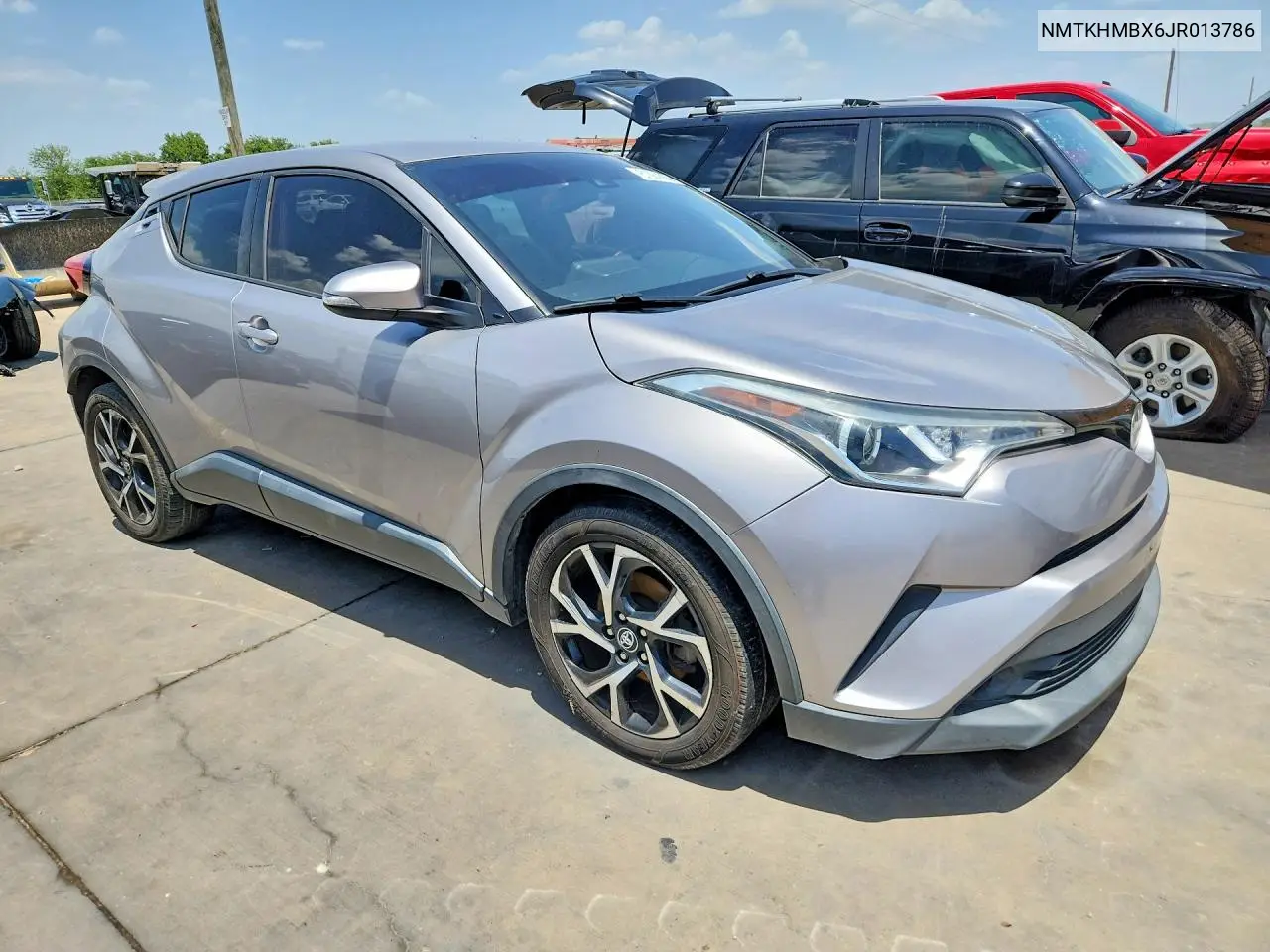 2018 Toyota C-Hr Xle VIN: NMTKHMBX6JR013786 Lot: 61884556