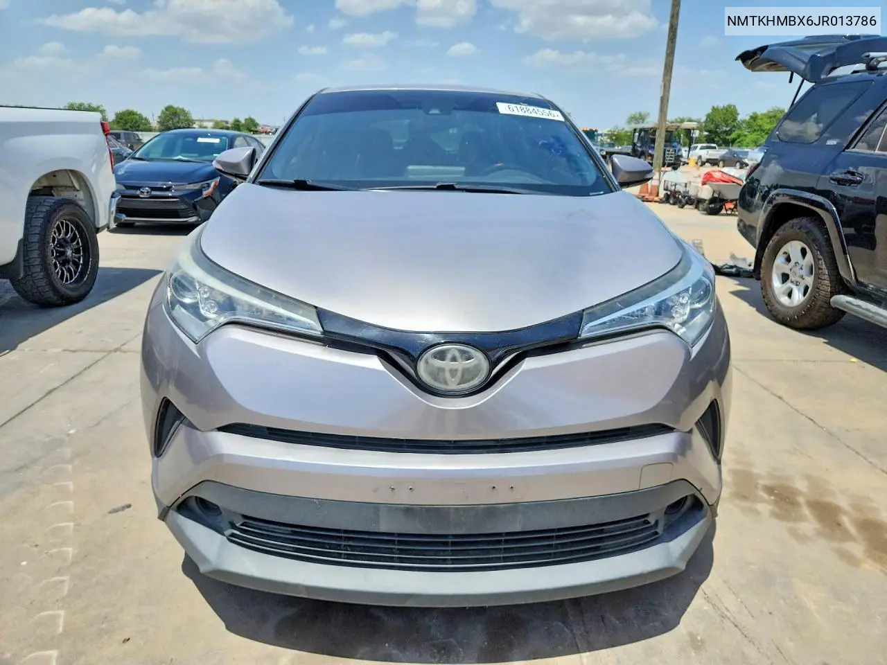 2018 Toyota C-Hr Xle VIN: NMTKHMBX6JR013786 Lot: 61884556