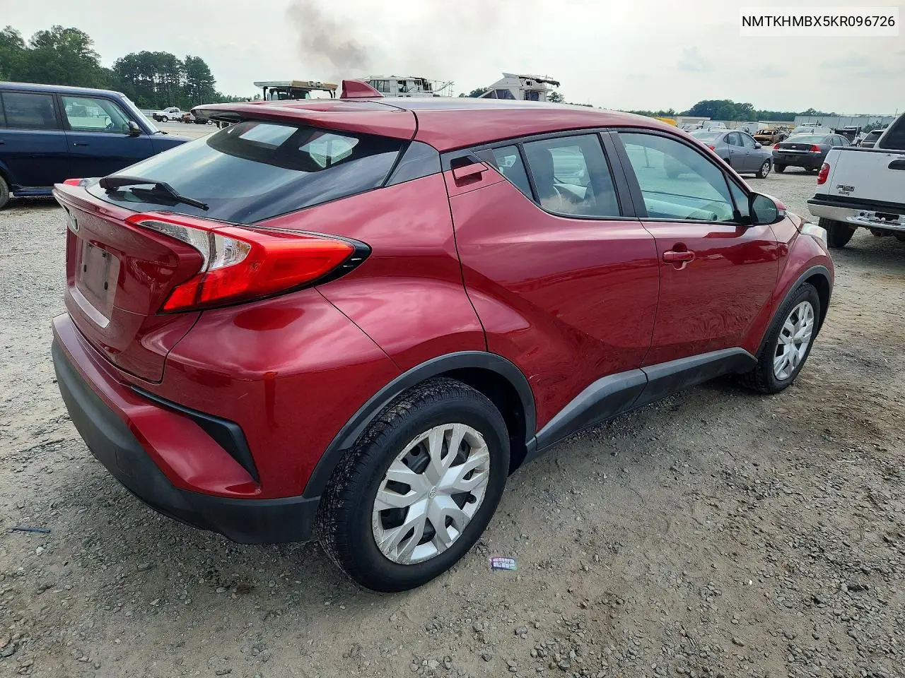 2019 Toyota C-Hr Le VIN: NMTKHMBX5KR096726 Lot: 55805016