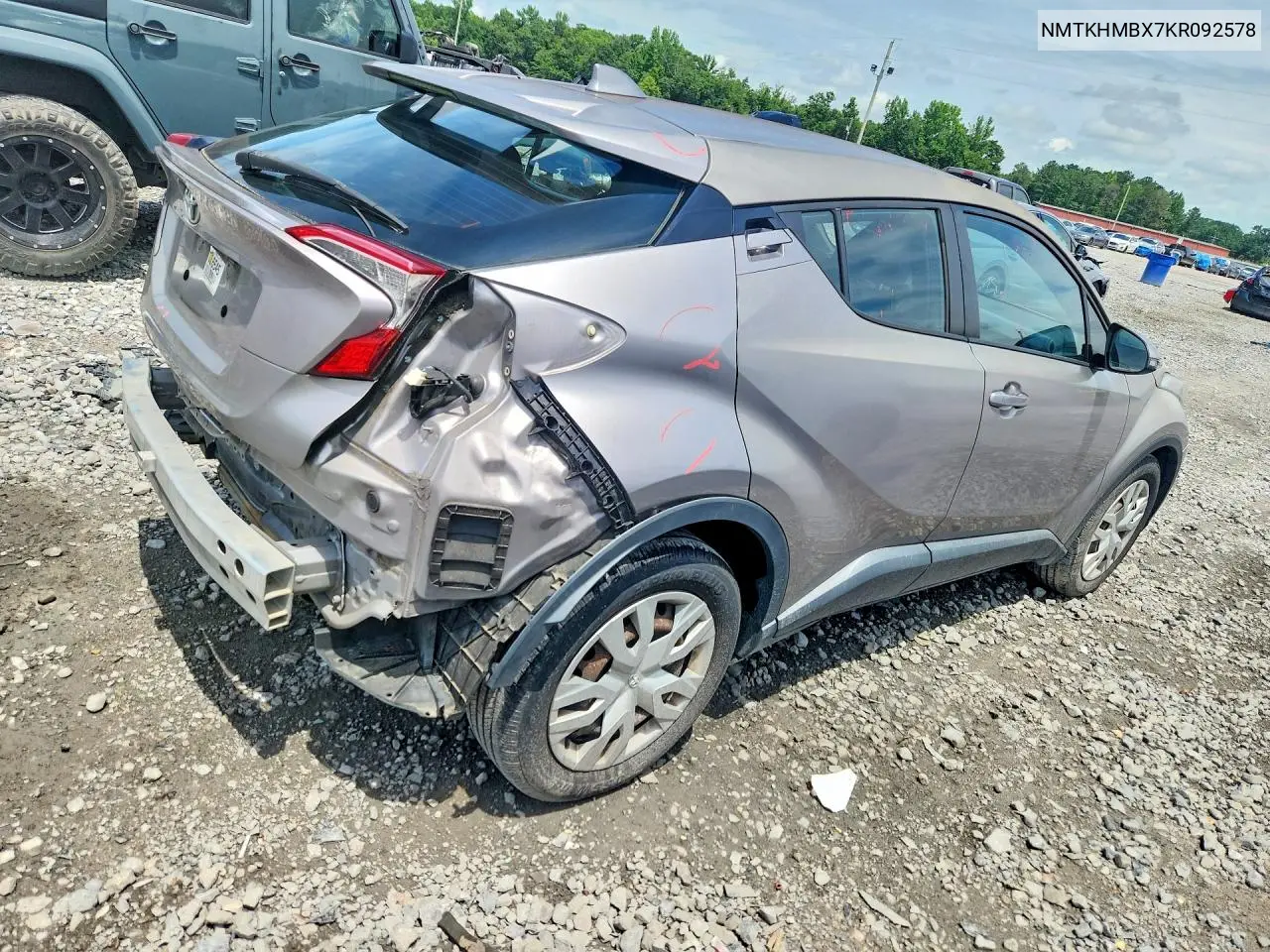 2019 Toyota C-Hr Le VIN: NMTKHMBX7KR092578 Lot: 56525756