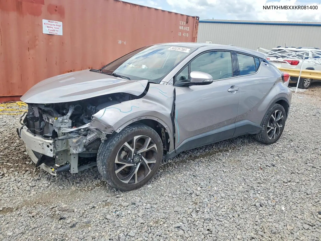 2019 Toyota C-Hr Limited VIN: NMTKHMBXXKR081400 Lot: 56526756