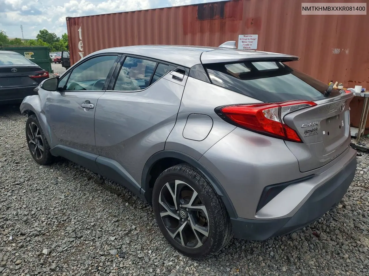 2019 Toyota C-Hr Limited VIN: NMTKHMBXXKR081400 Lot: 56526756
