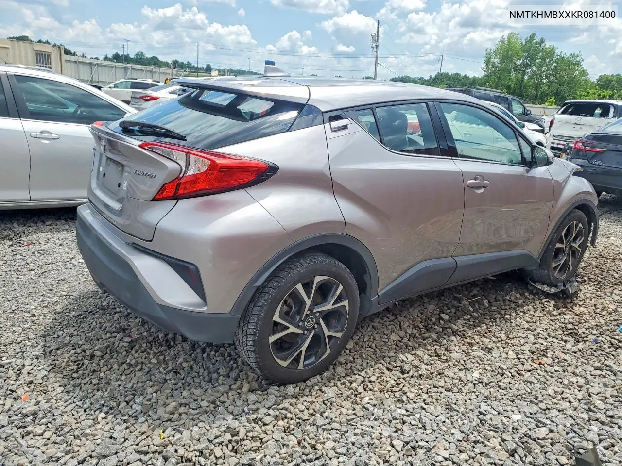 2019 Toyota C-Hr Limited VIN: NMTKHMBXXKR081400 Lot: 56526756