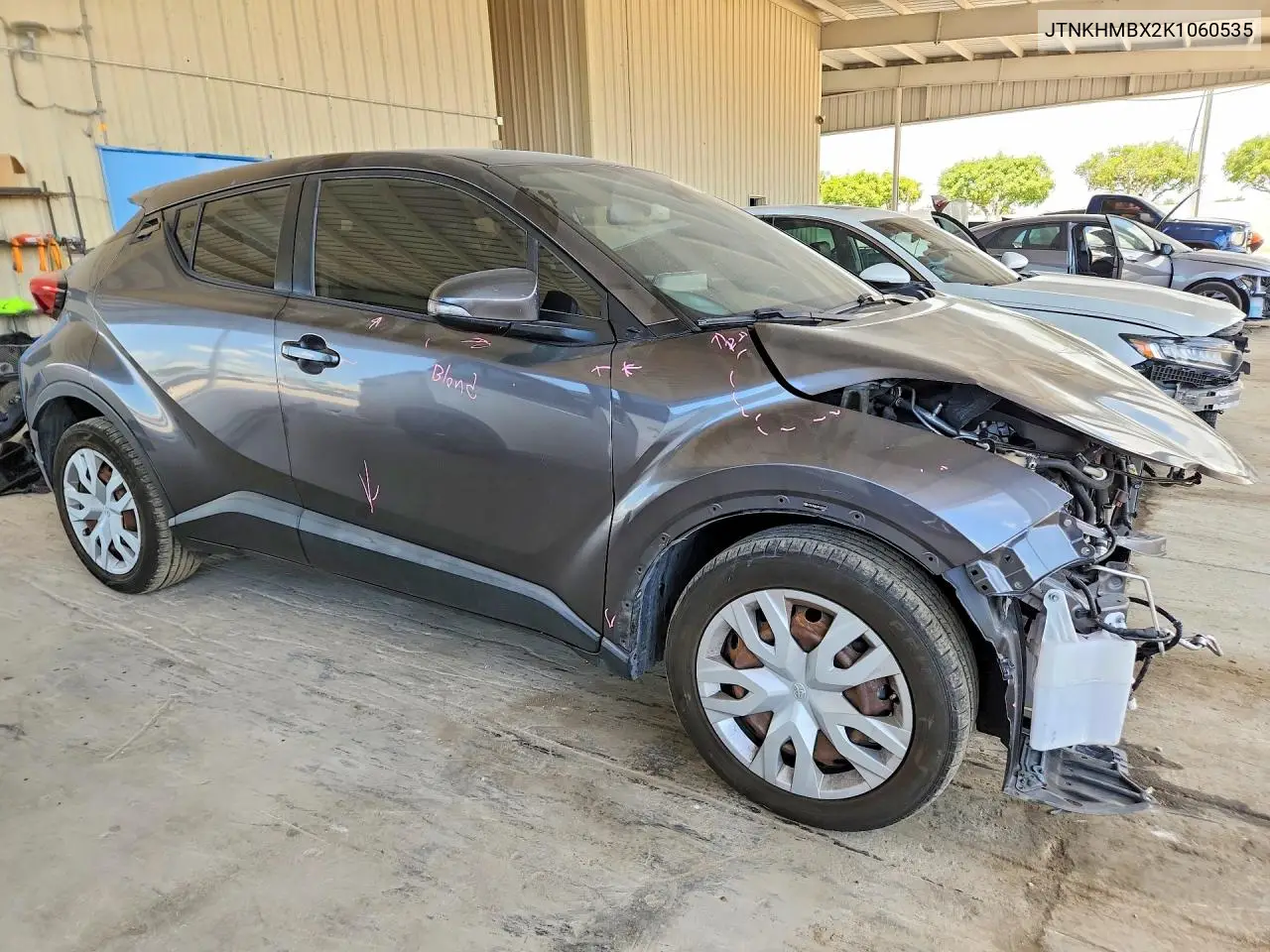 2019 Toyota C-Hr Le VIN: JTNKHMBX2K1060535 Lot: 58223536