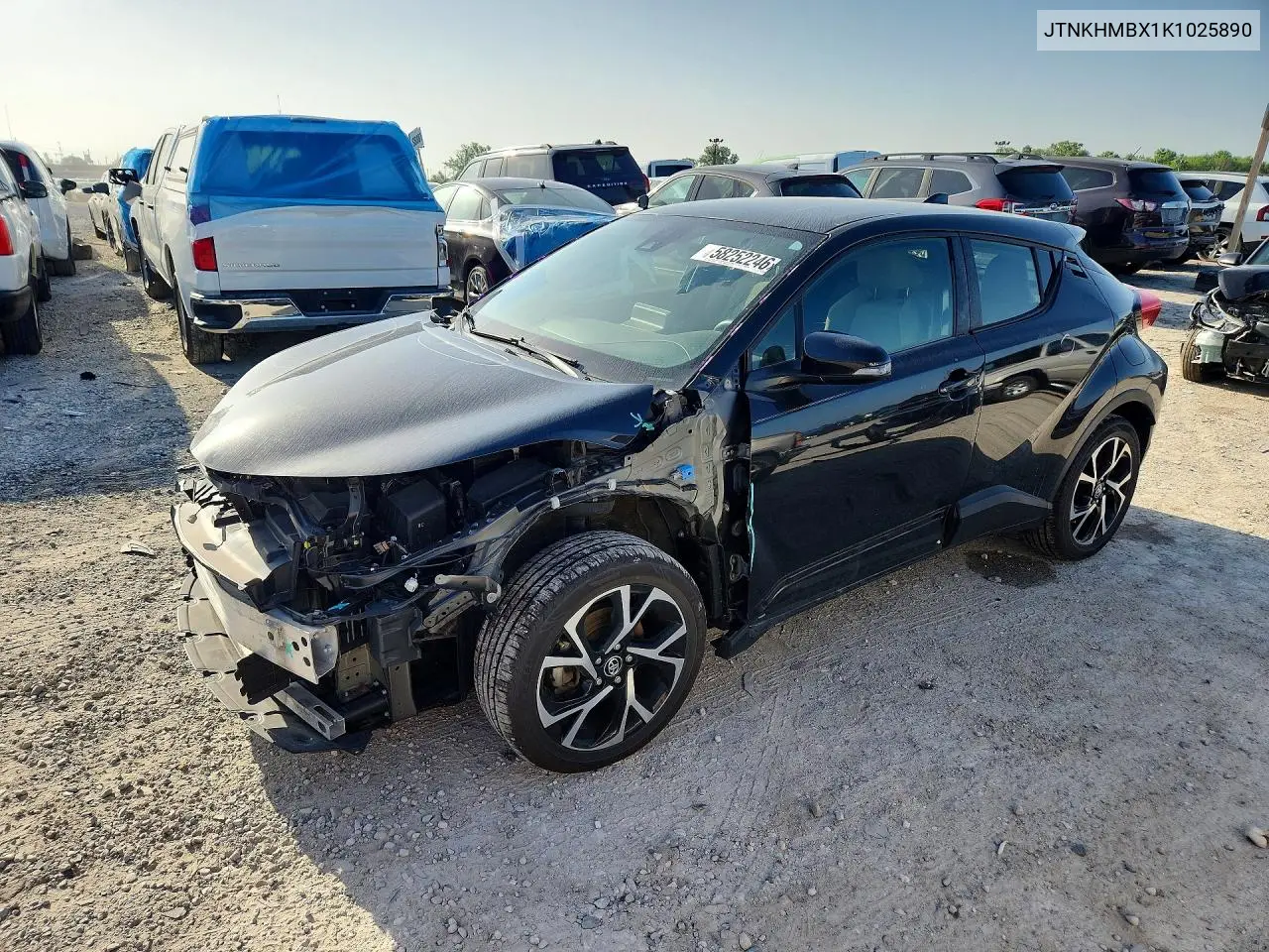 2019 Toyota C-Hr Xle VIN: JTNKHMBX1K1025890 Lot: 58252246