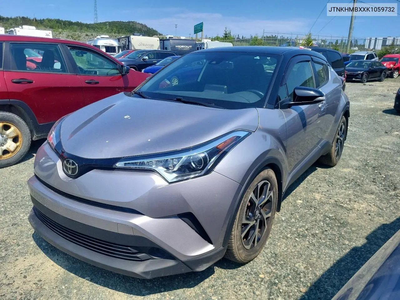 2019 Toyota C-Hr Le VIN: JTNKHMBXXK1059732 Lot: 58420936