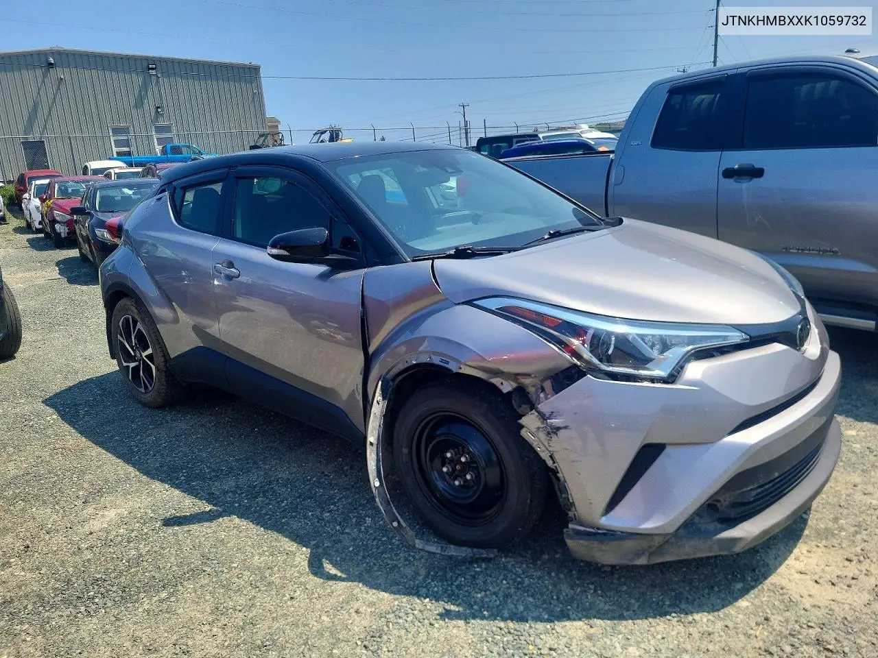 2019 Toyota C-Hr Le VIN: JTNKHMBXXK1059732 Lot: 58420936