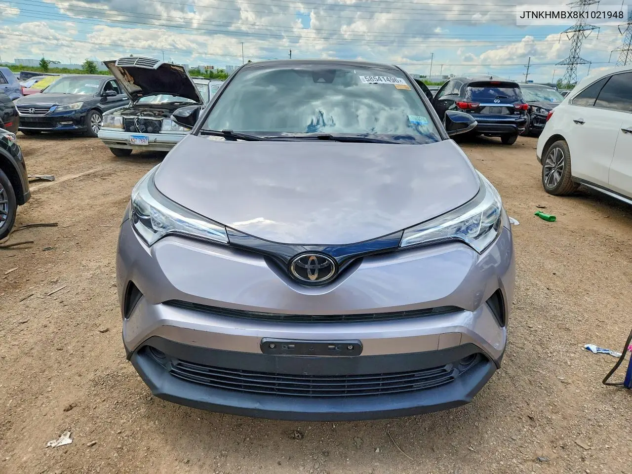 2019 Toyota C-Hr Xle VIN: JTNKHMBX8K1021948 Lot: 58541496