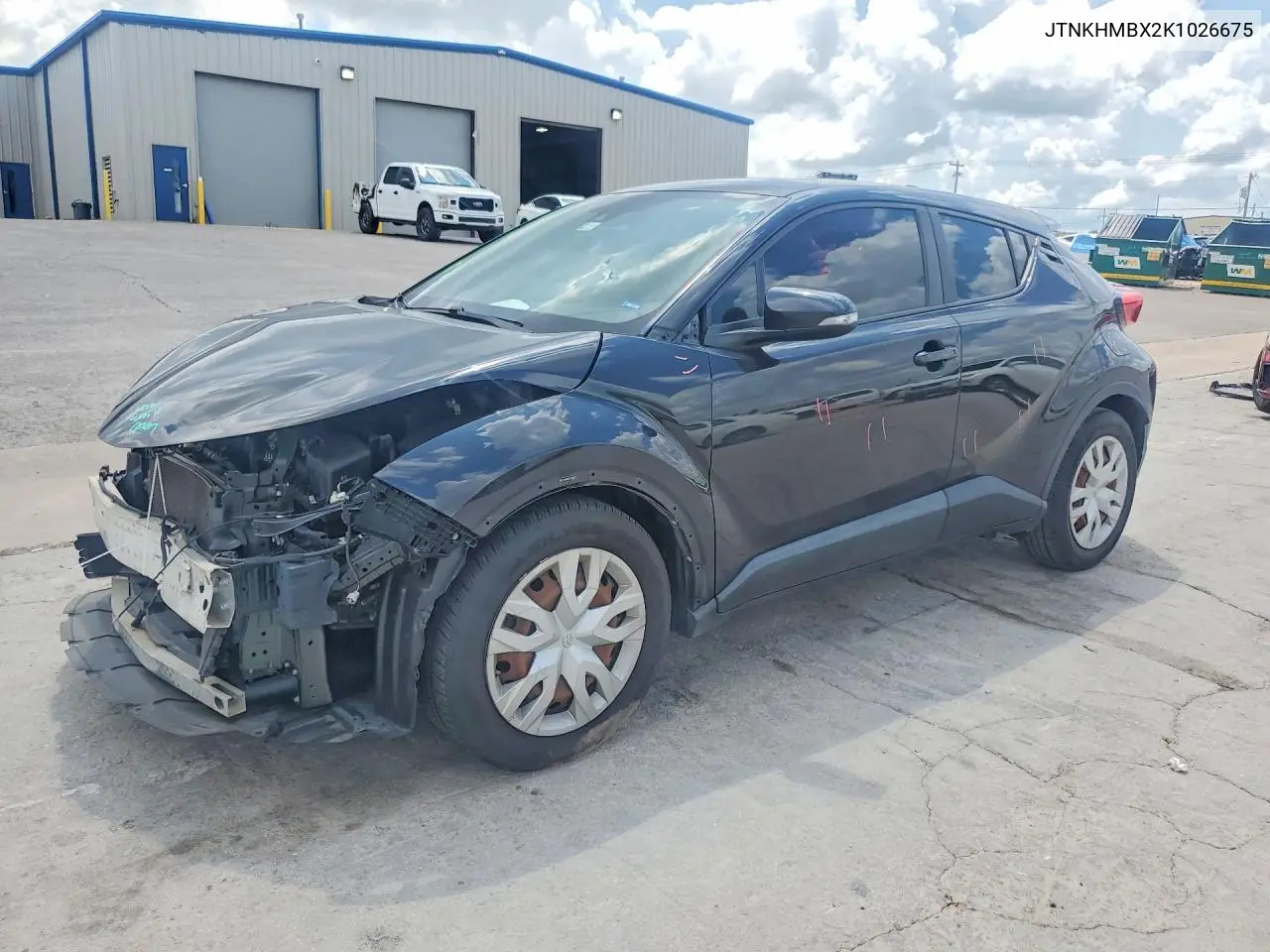 2019 Toyota C-Hr Le VIN: JTNKHMBX2K1026675 Lot: 58585786