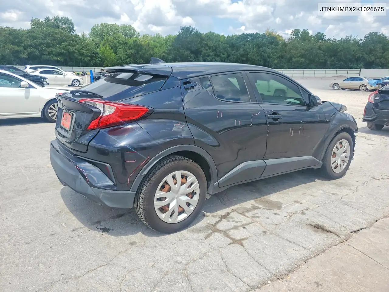 2019 Toyota C-Hr Le VIN: JTNKHMBX2K1026675 Lot: 58585786