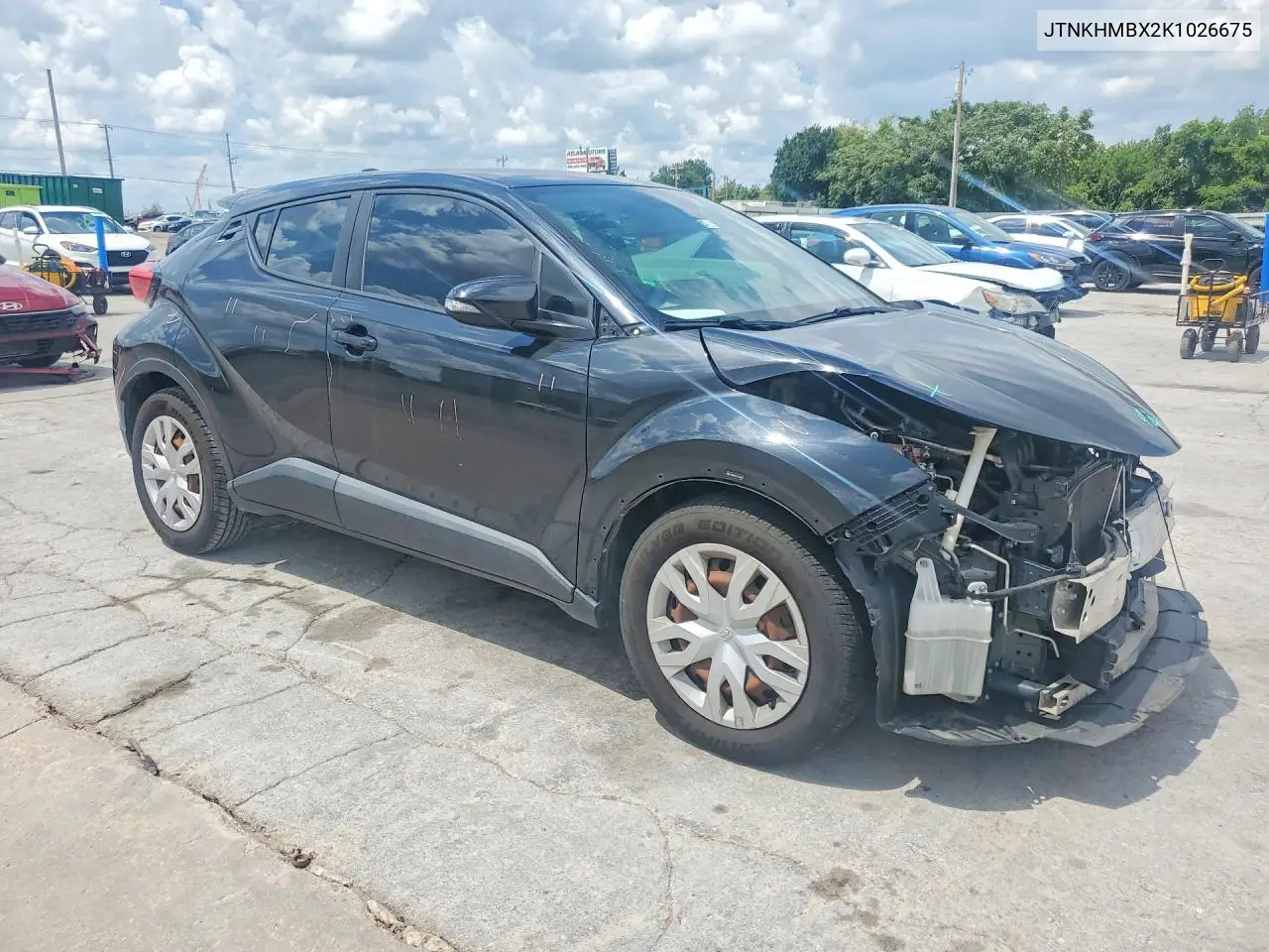 2019 Toyota C-Hr Le VIN: JTNKHMBX2K1026675 Lot: 58585786