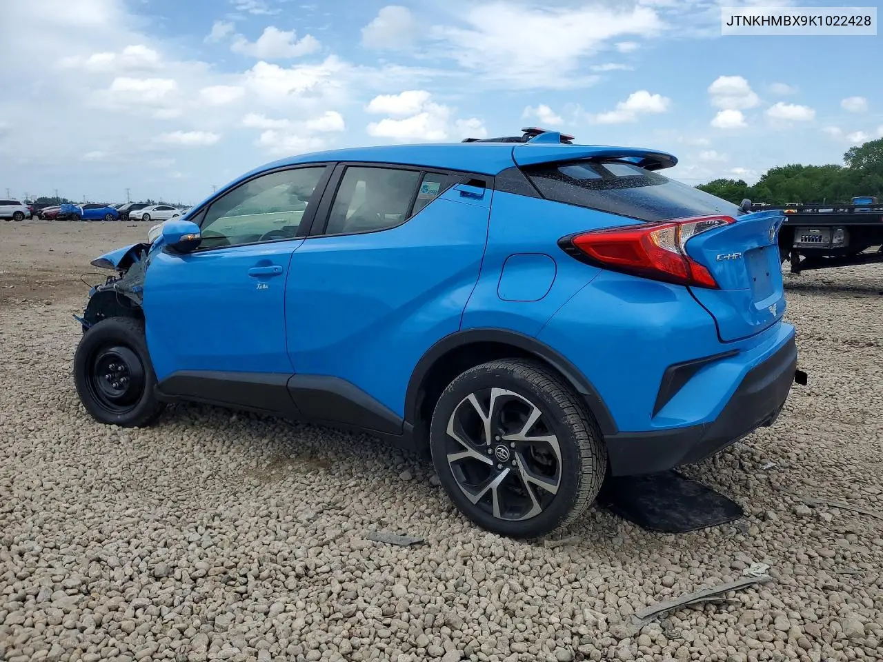 2019 Toyota C-Hr Xle VIN: JTNKHMBX9K1022428 Lot: 58629696