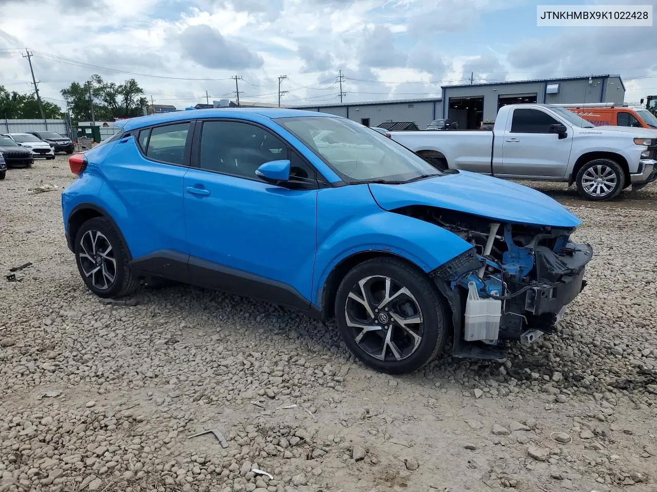 2019 Toyota C-Hr Xle VIN: JTNKHMBX9K1022428 Lot: 58629696