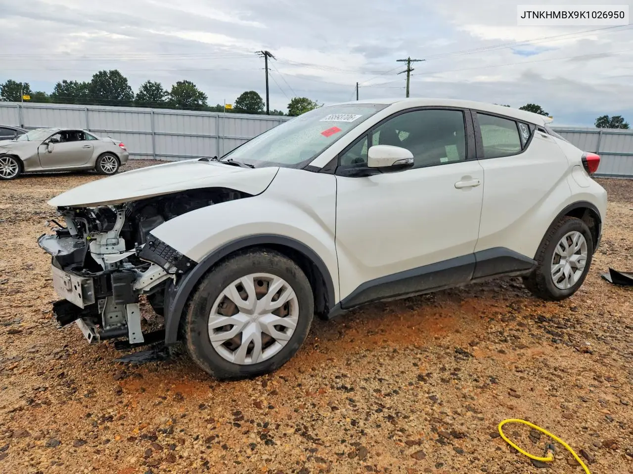2019 Toyota C-Hr Le VIN: JTNKHMBX9K1026950 Lot: 58893706