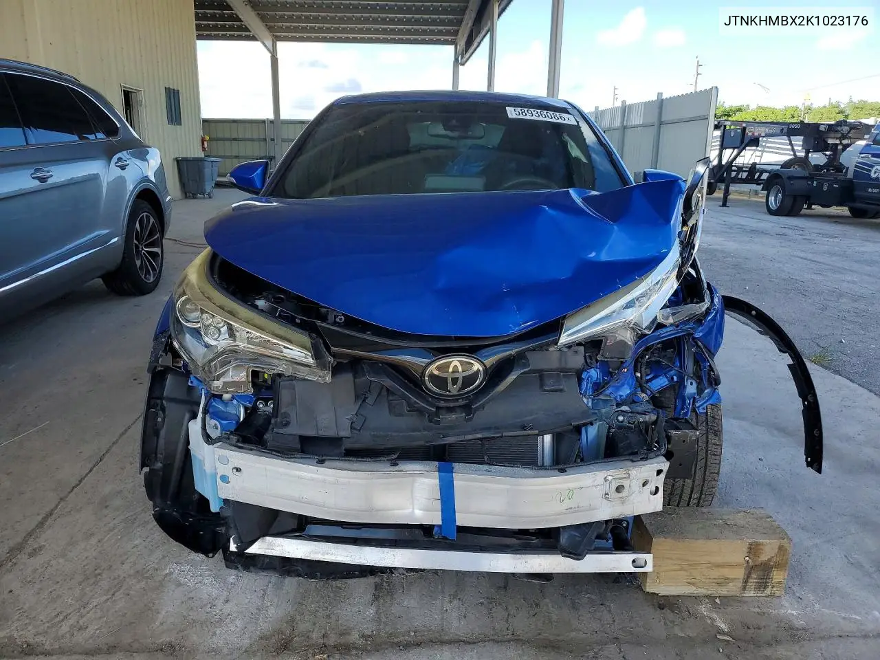2019 Toyota C-Hr Le VIN: JTNKHMBX2K1023176 Lot: 58936086
