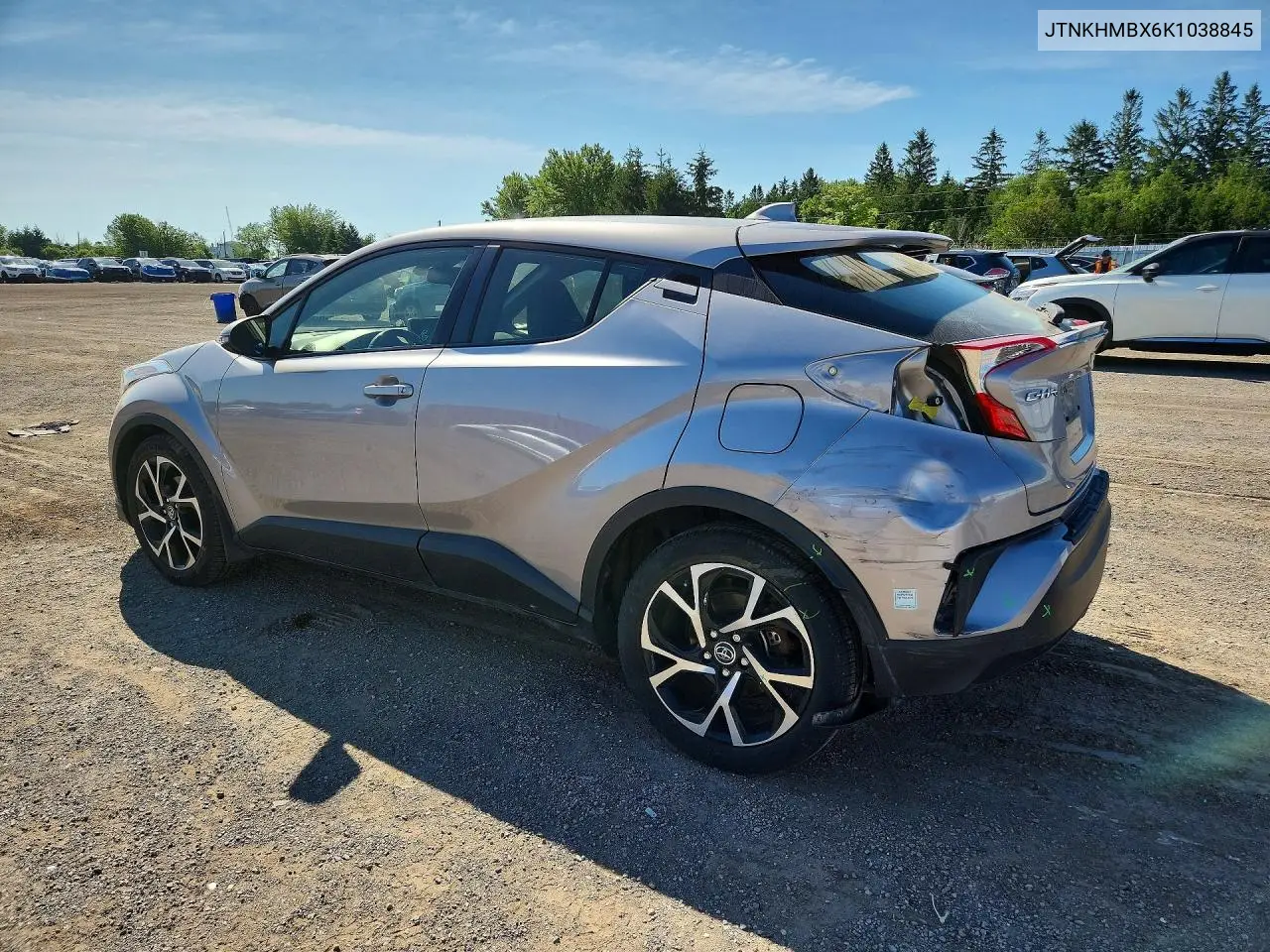 2019 Toyota C-Hr Le VIN: JTNKHMBX6K1038845 Lot: 59318916