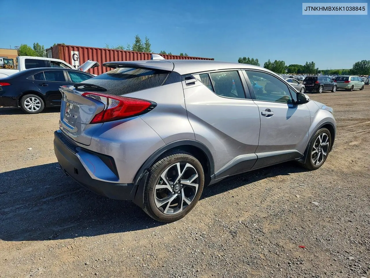 2019 Toyota C-Hr Le VIN: JTNKHMBX6K1038845 Lot: 59318916