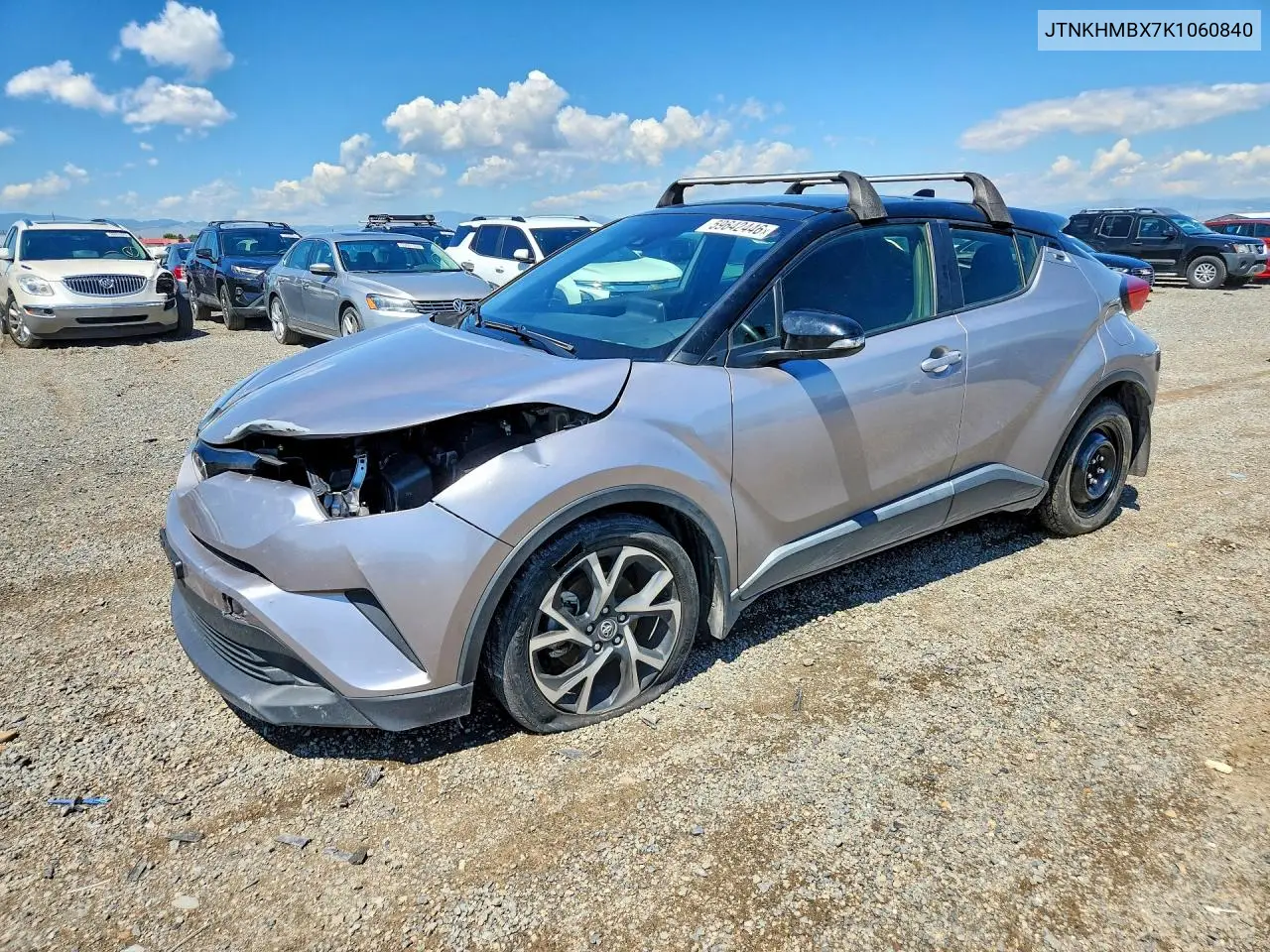2019 Toyota C-Hr Xle VIN: JTNKHMBX7K1060840 Lot: 59642446