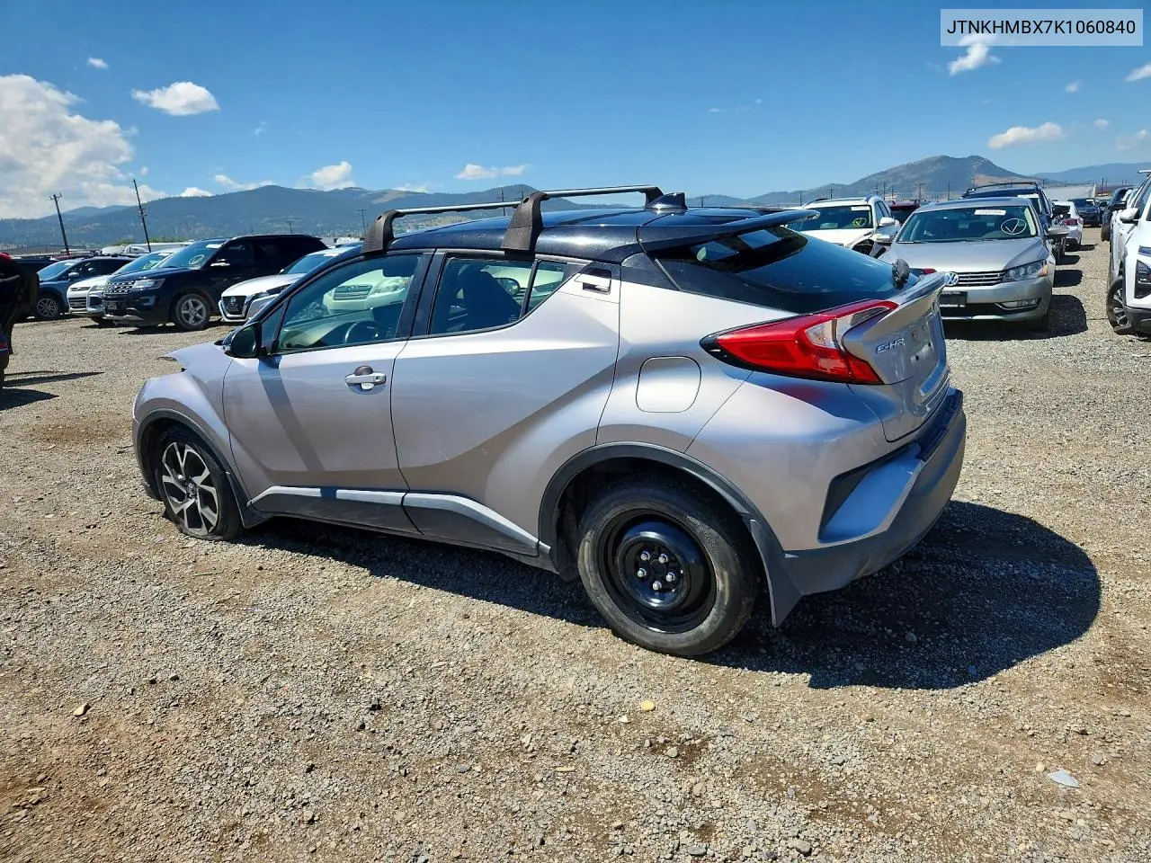 2019 Toyota C-Hr Xle VIN: JTNKHMBX7K1060840 Lot: 59642446