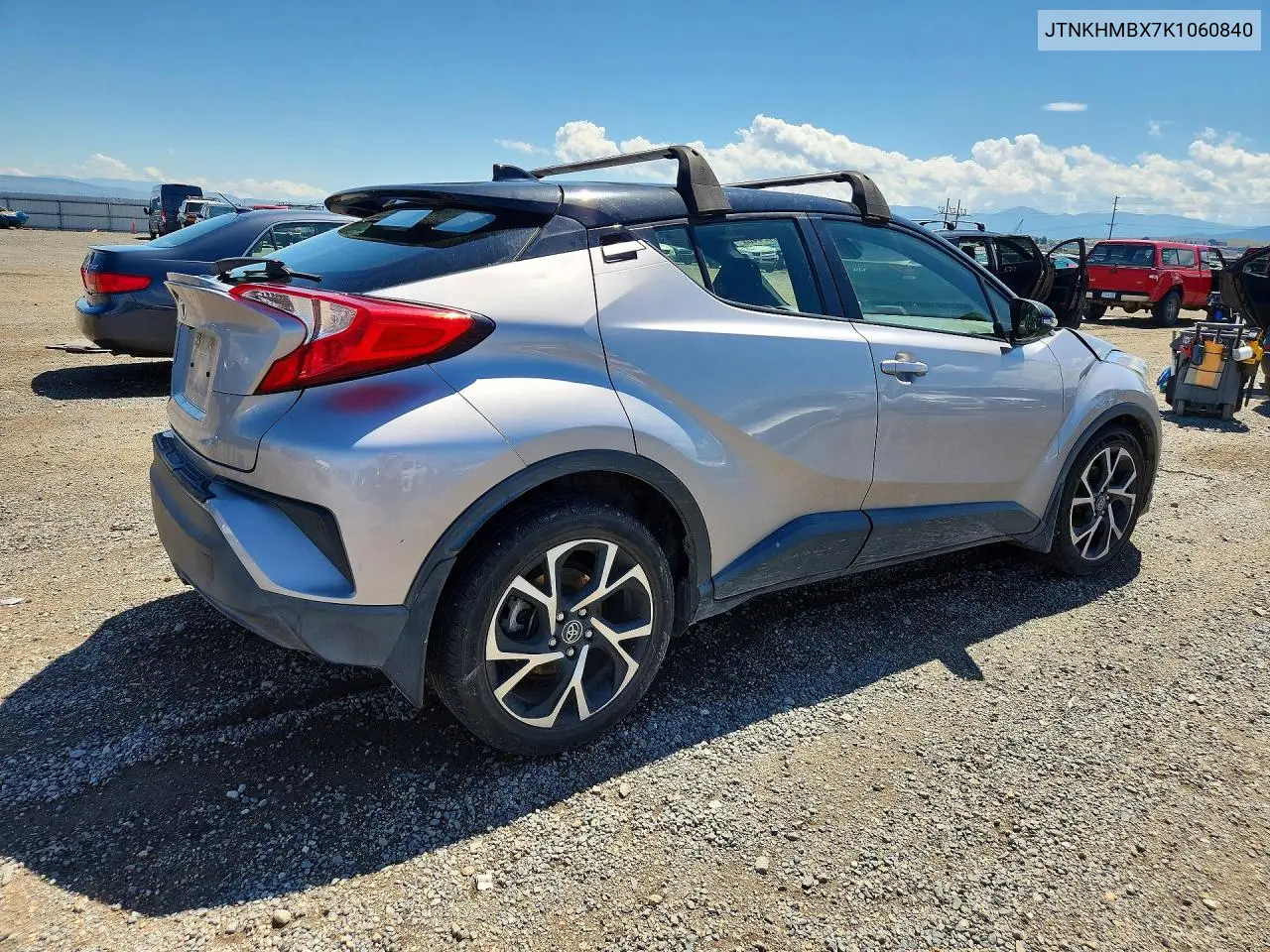 2019 Toyota C-Hr Xle VIN: JTNKHMBX7K1060840 Lot: 59642446