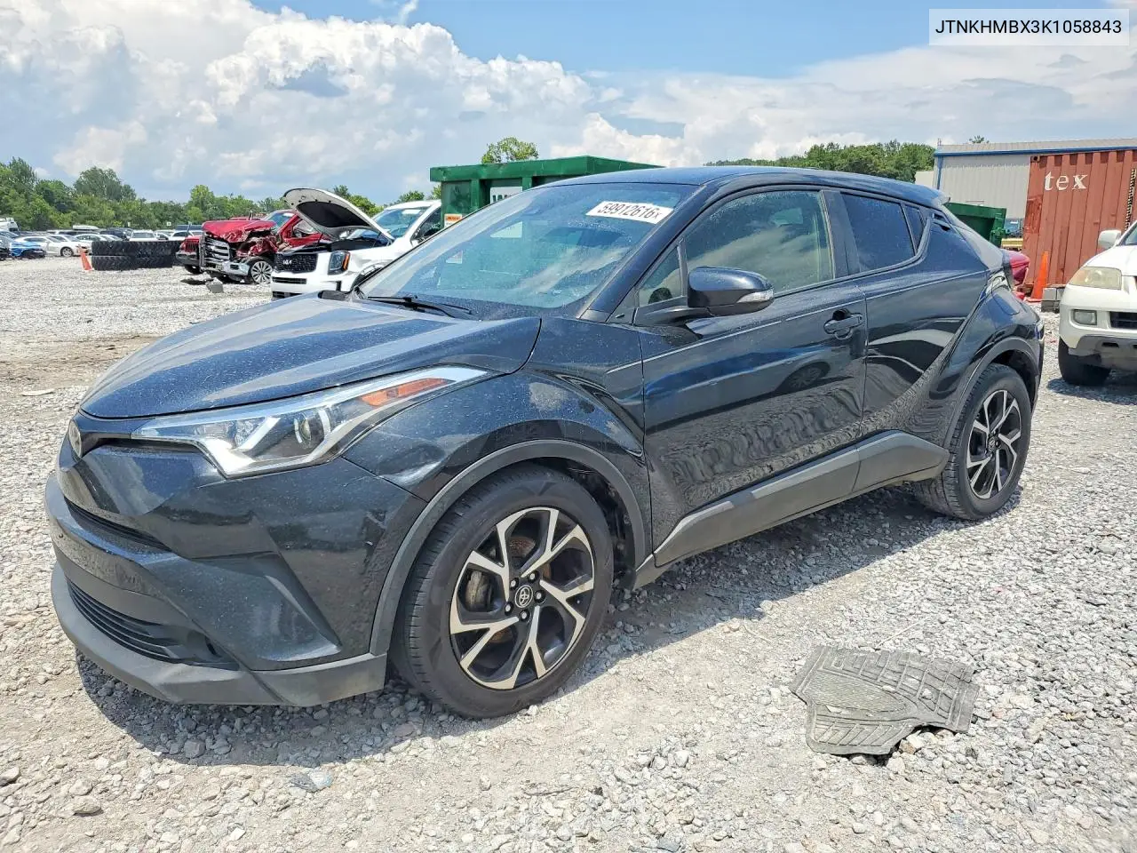 2019 Toyota C-Hr Xle VIN: JTNKHMBX3K1058843 Lot: 59912616