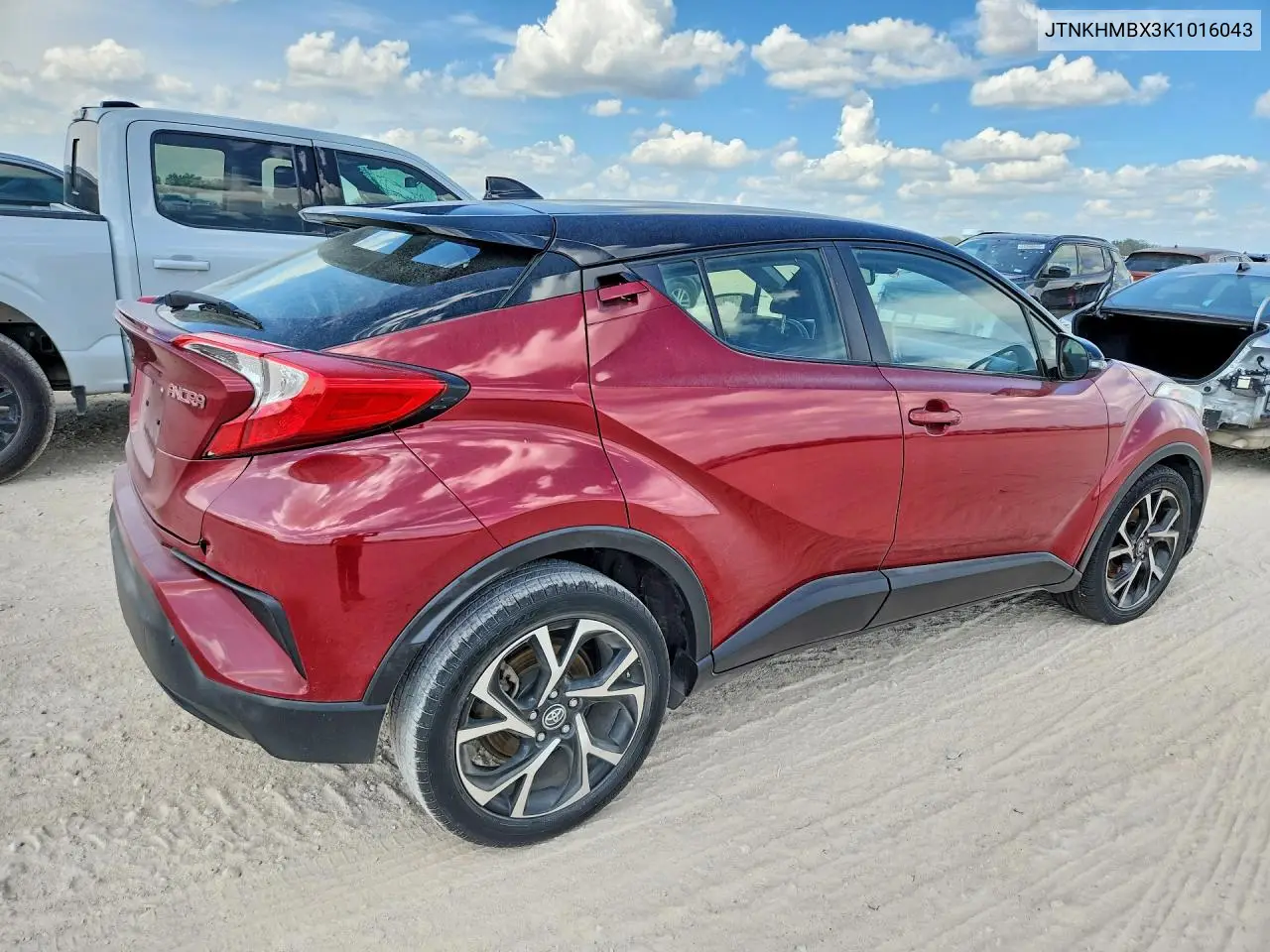 2019 Toyota C-Hr Xle VIN: JTNKHMBX3K1016043 Lot: 60080676