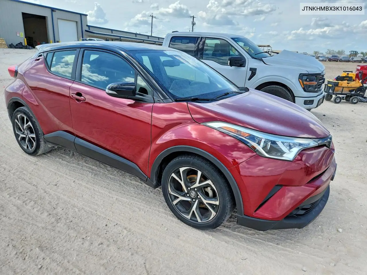 2019 Toyota C-Hr Xle VIN: JTNKHMBX3K1016043 Lot: 60080676