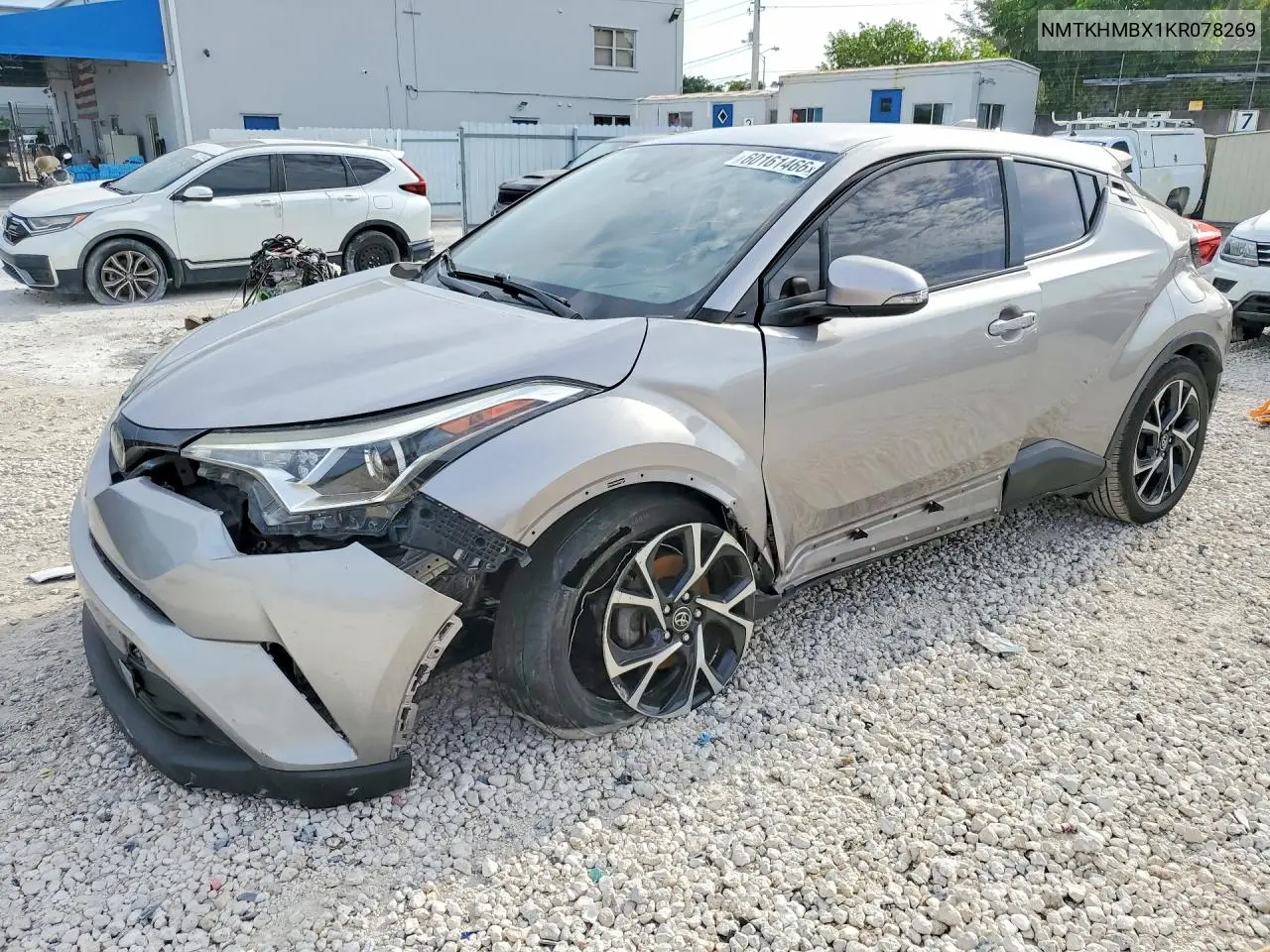 2019 Toyota C-Hr Xle VIN: NMTKHMBX1KR078269 Lot: 60161466
