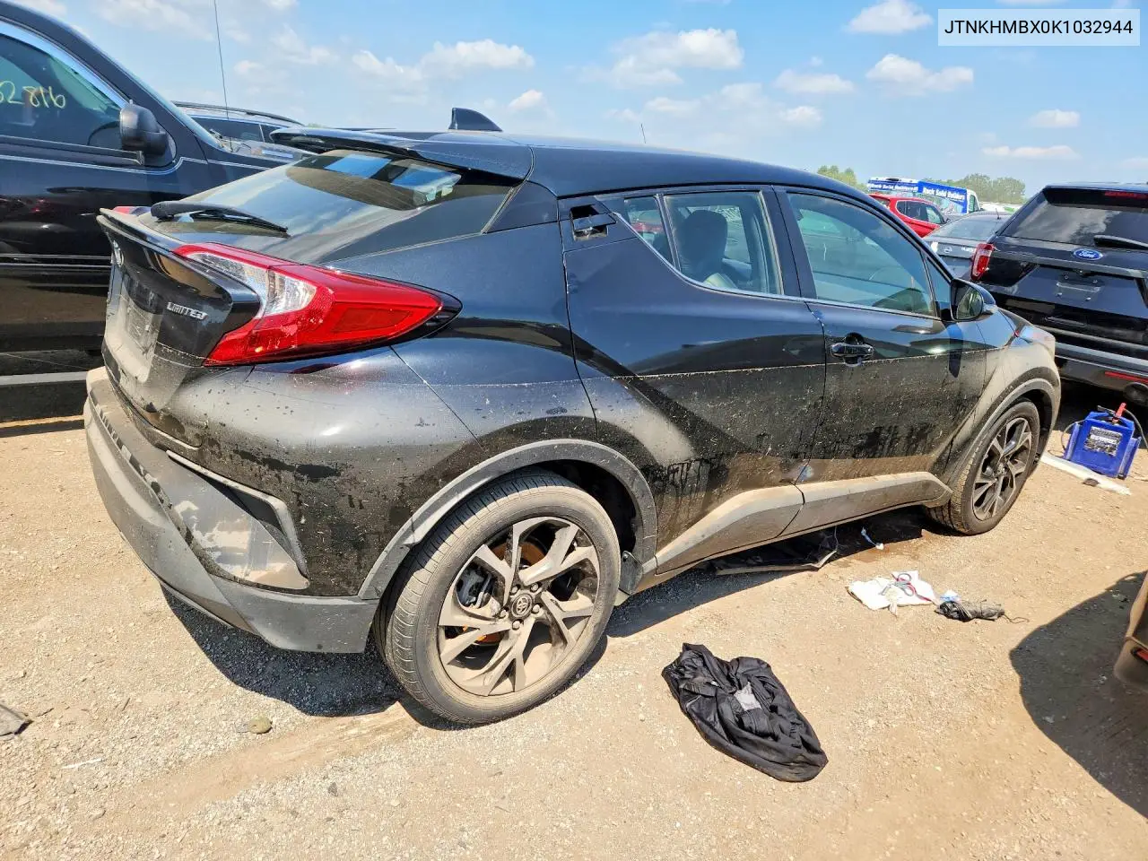 2019 Toyota C-Hr Limited VIN: JTNKHMBX0K1032944 Lot: 60175596
