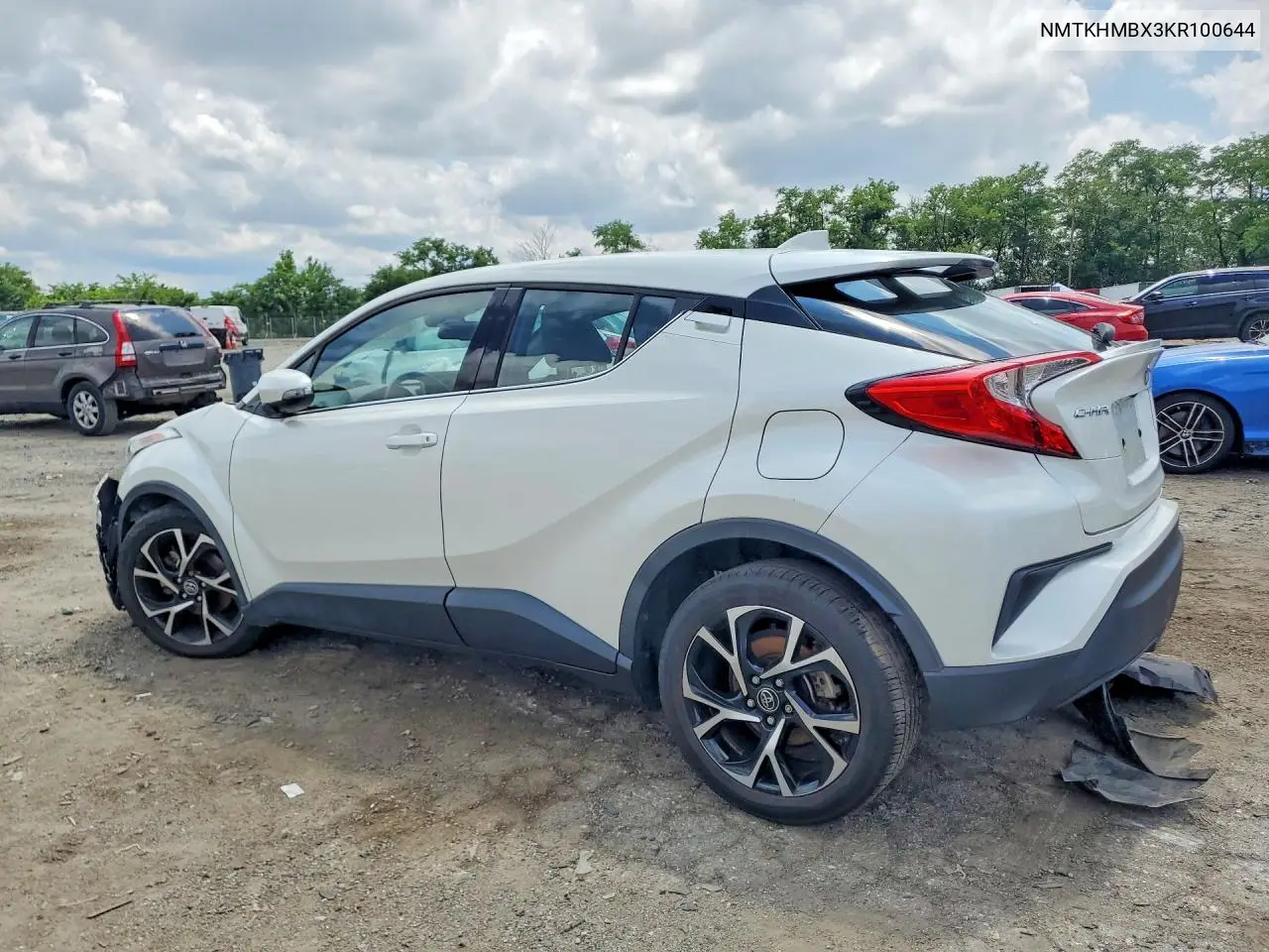 2019 Toyota C-Hr Limited VIN: NMTKHMBX3KR100644 Lot: 60448536