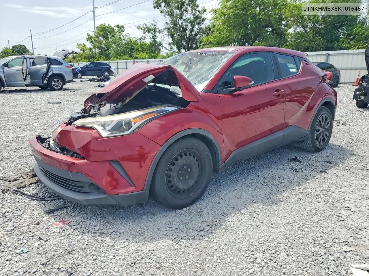 2019 Toyota C-Hr Le VIN: JTNKHMBX8K1016457 Lot: 60842946