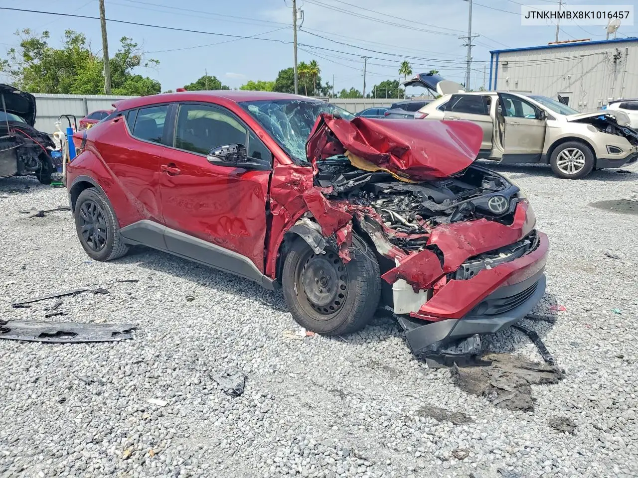 2019 Toyota C-Hr Le VIN: JTNKHMBX8K1016457 Lot: 60842946
