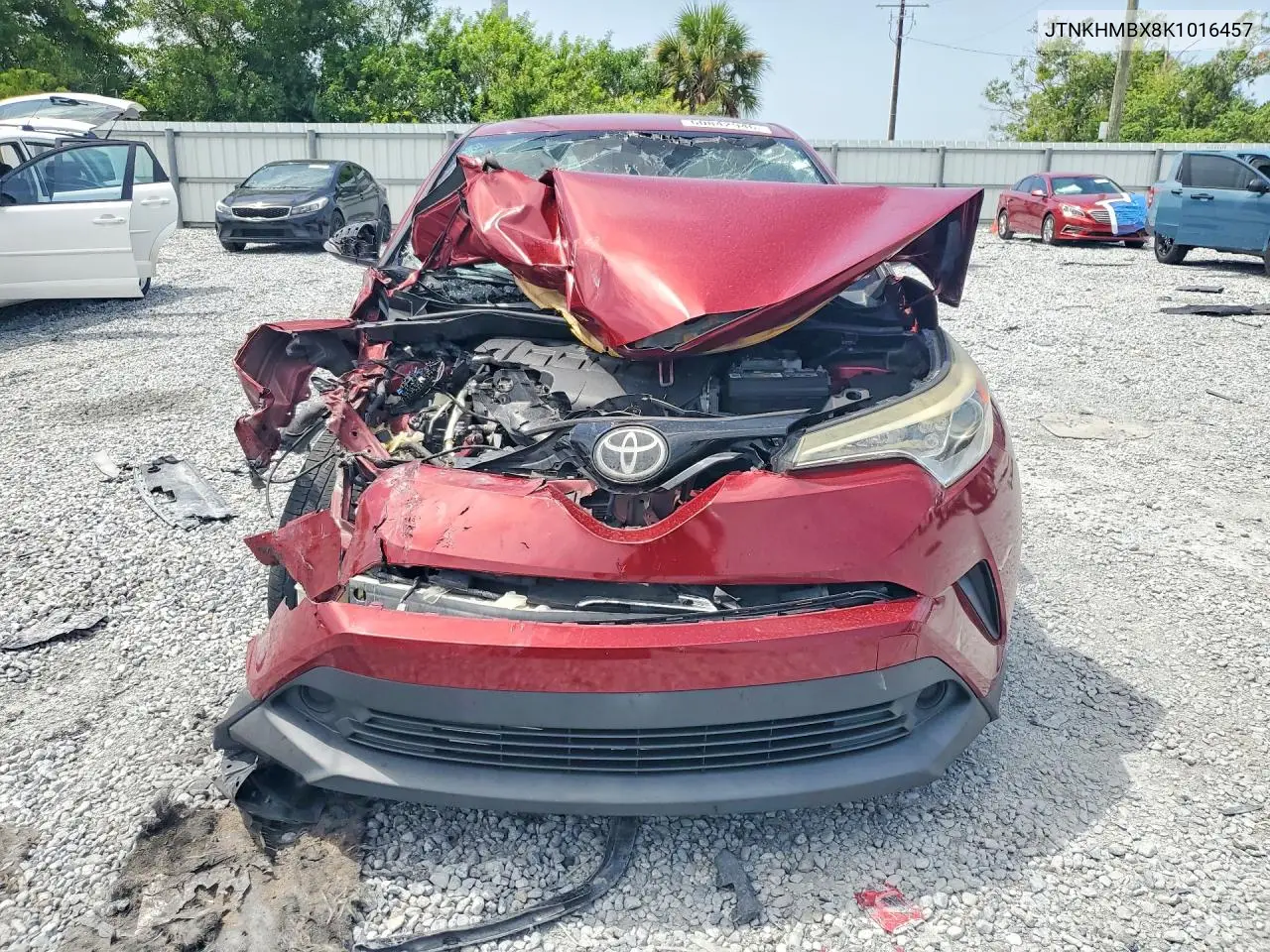 2019 Toyota C-Hr Le VIN: JTNKHMBX8K1016457 Lot: 60842946