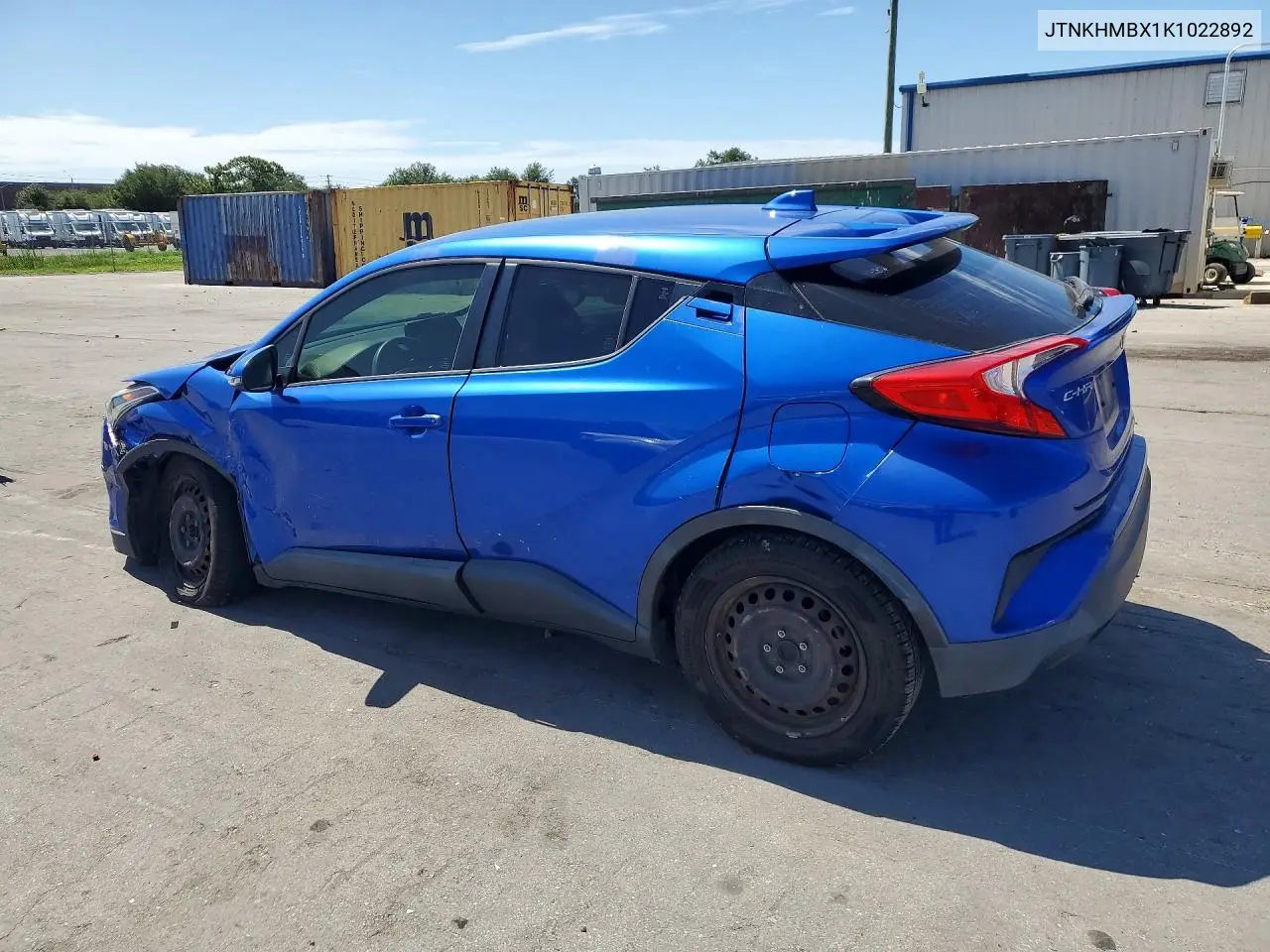 2019 Toyota C-Hr Le VIN: JTNKHMBX1K1022892 Lot: 60923386
