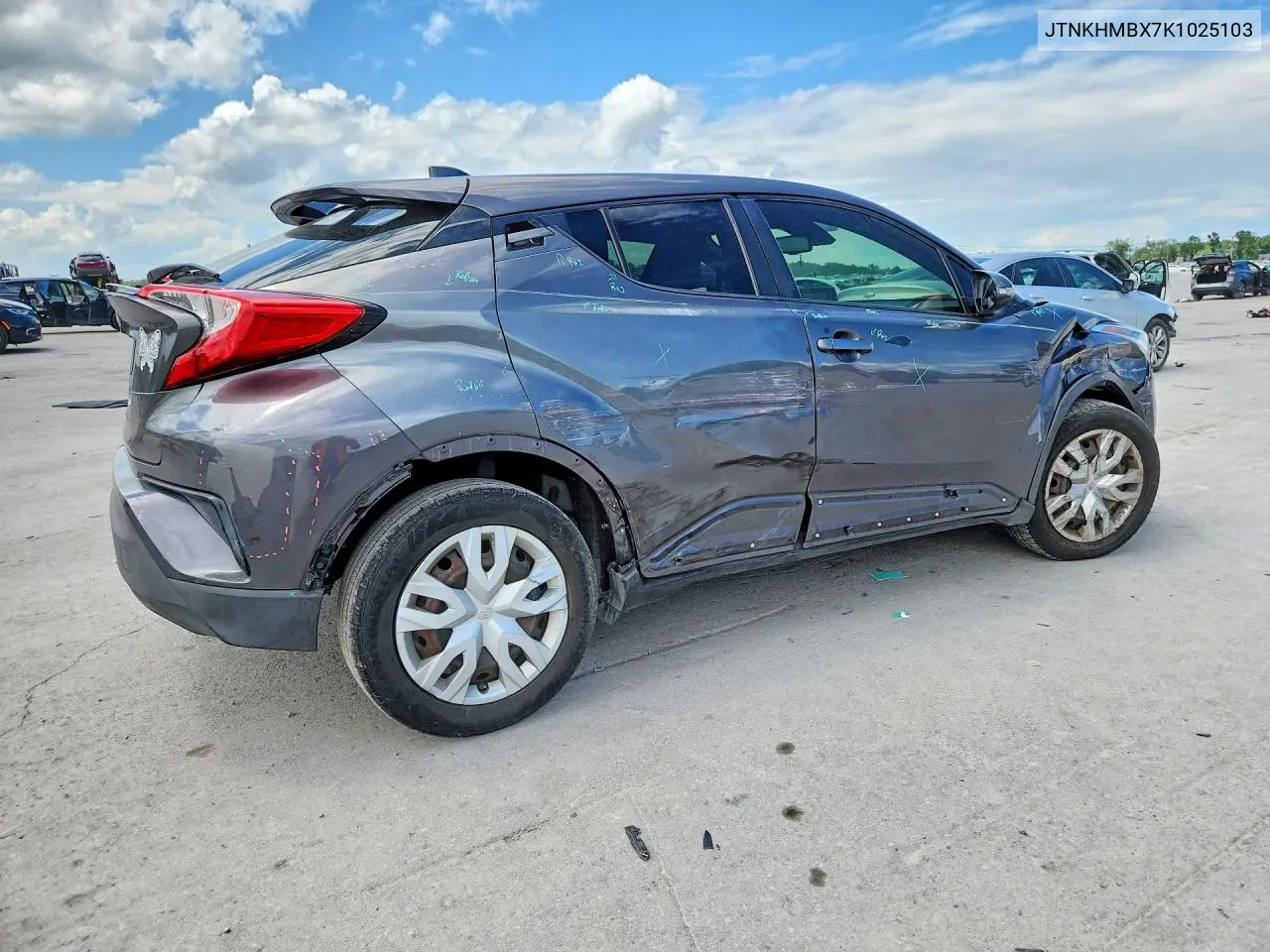 2019 Toyota C-Hr Le VIN: JTNKHMBX7K1025103 Lot: 60975176