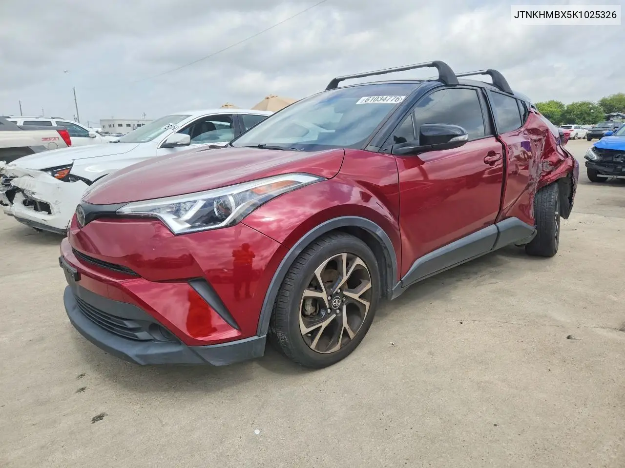 2019 Toyota C-Hr Xle VIN: JTNKHMBX5K1025326 Lot: 61034776
