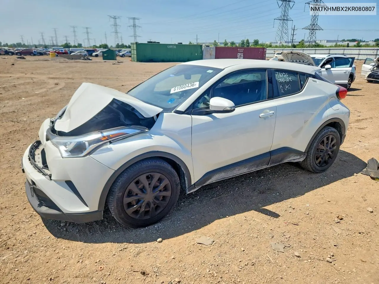 2019 Toyota C-Hr Le VIN: NMTKHMBX2KR080807 Lot: 61060436