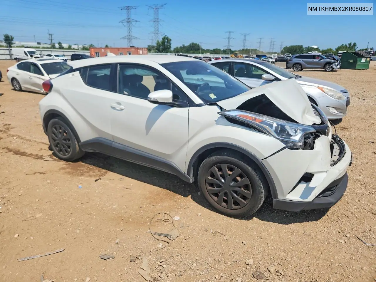 2019 Toyota C-Hr Le VIN: NMTKHMBX2KR080807 Lot: 61060436