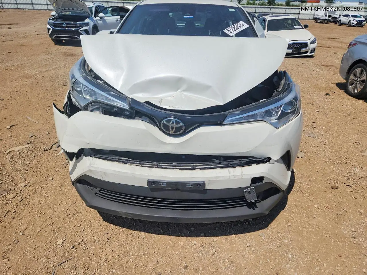 2019 Toyota C-Hr Le VIN: NMTKHMBX2KR080807 Lot: 61060436