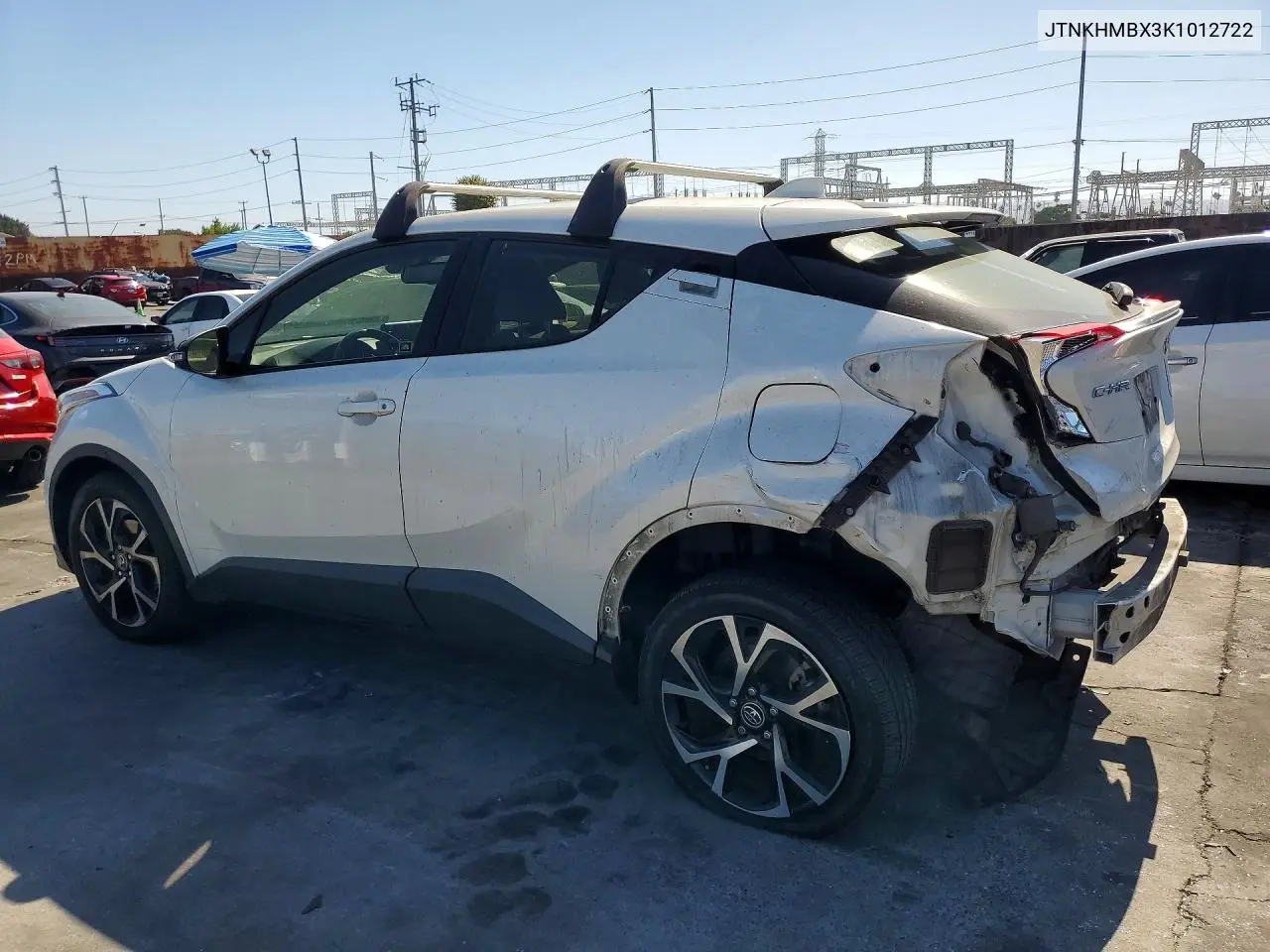 2019 Toyota C-Hr Xle VIN: JTNKHMBX3K1012722 Lot: 61730856