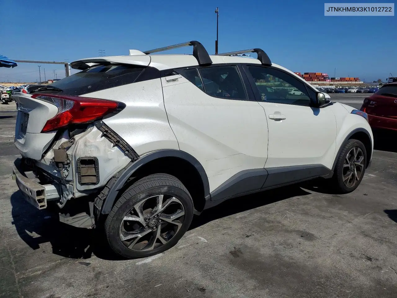2019 Toyota C-Hr Xle VIN: JTNKHMBX3K1012722 Lot: 61730856