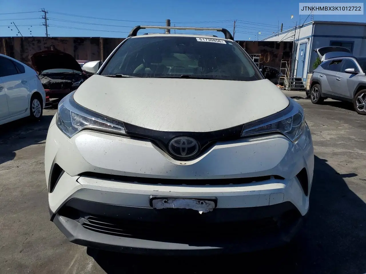 2019 Toyota C-Hr Xle VIN: JTNKHMBX3K1012722 Lot: 61730856