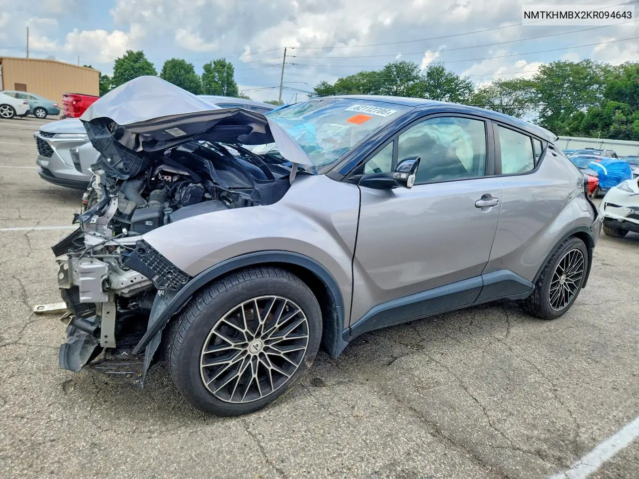 2019 Toyota C-Hr Xle VIN: NMTKHMBX2KR094643 Lot: 62112706