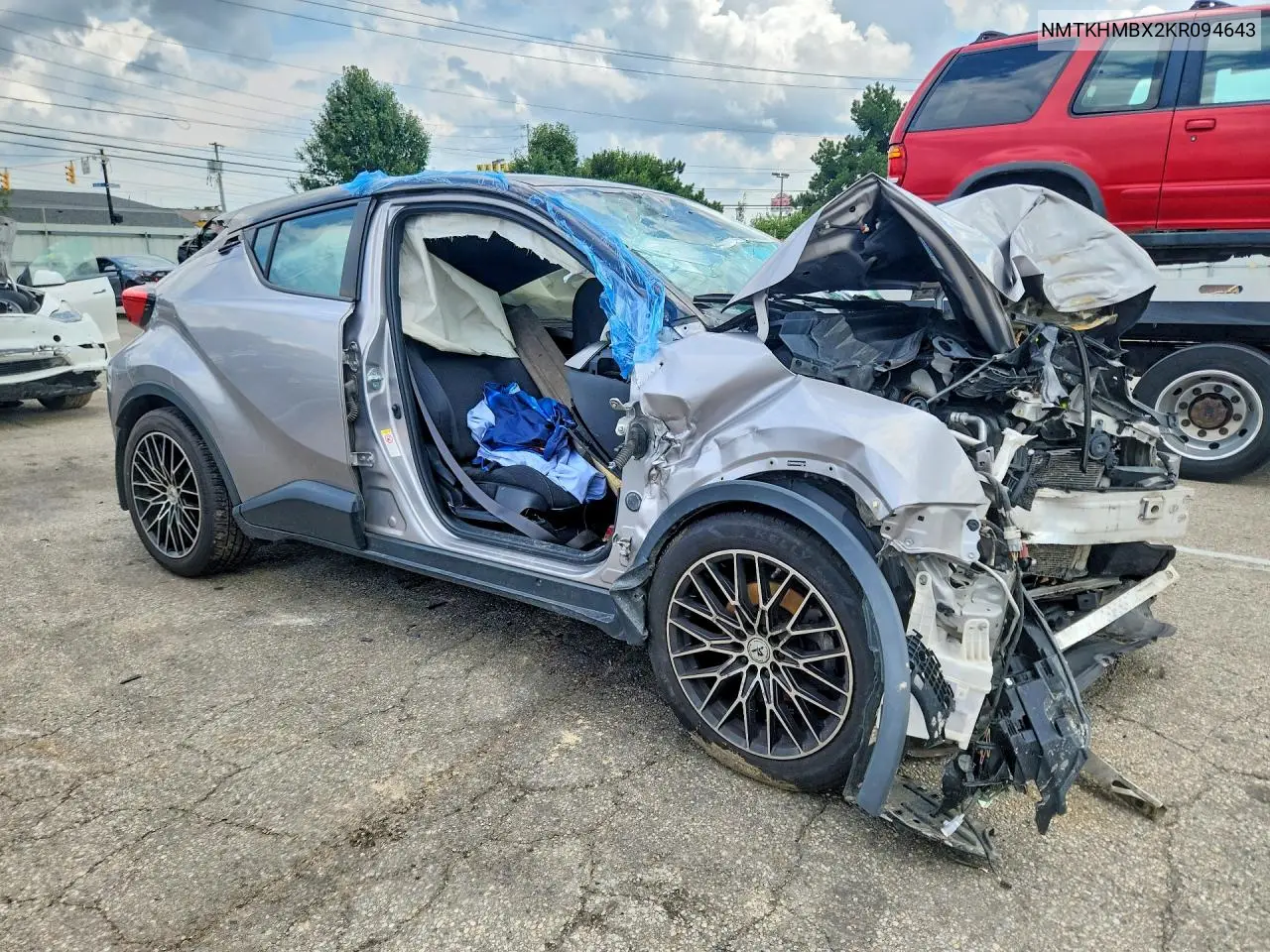 2019 Toyota C-Hr Xle VIN: NMTKHMBX2KR094643 Lot: 62112706